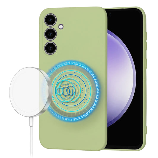 MagSafe Case for Samsung Galaxy S23 FE S711, Techsuit, SoftFlex, Matcha