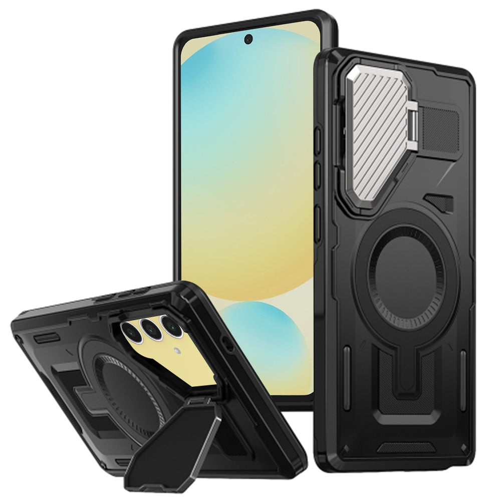 MagSafe Case for Samsung Galaxy S24 FE S721, Techsuit, CamVault, Black