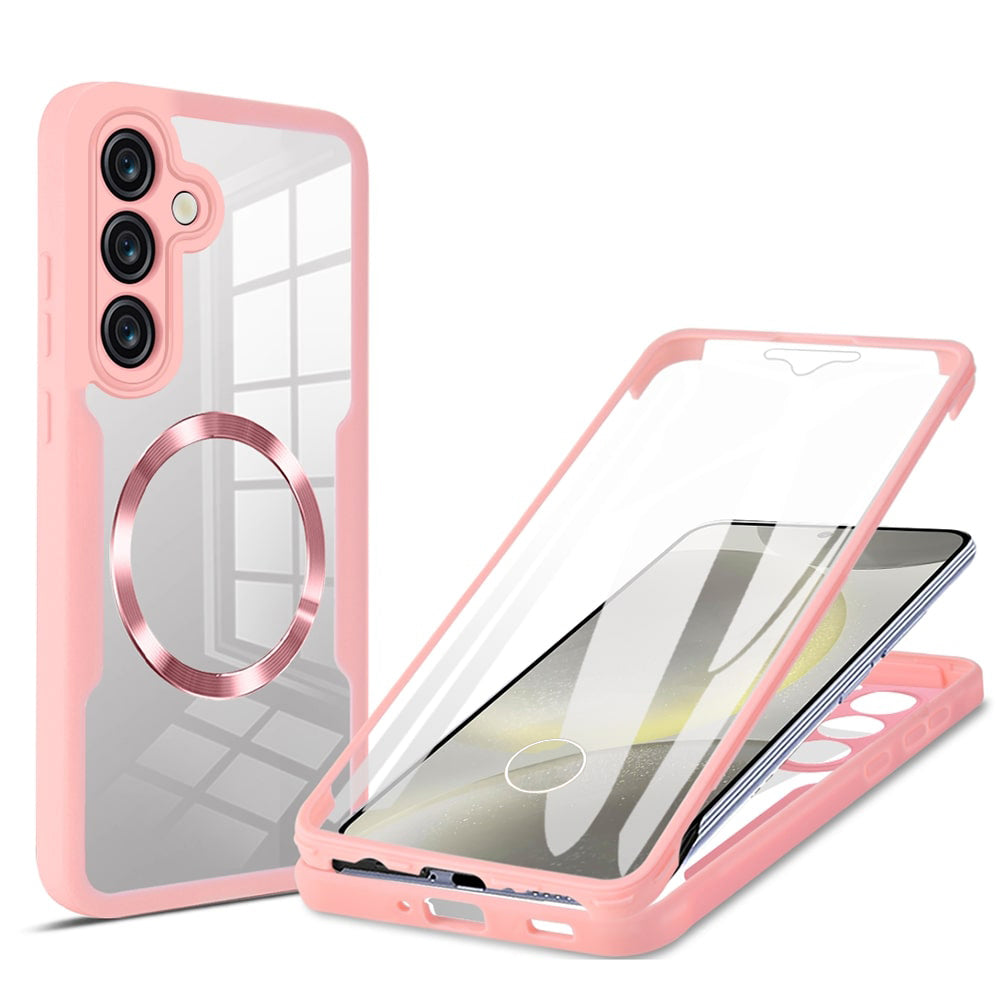 MagSafe Case for Samsung Galaxy S24+ S926, Techsuit, ColorVerse 360, Pink