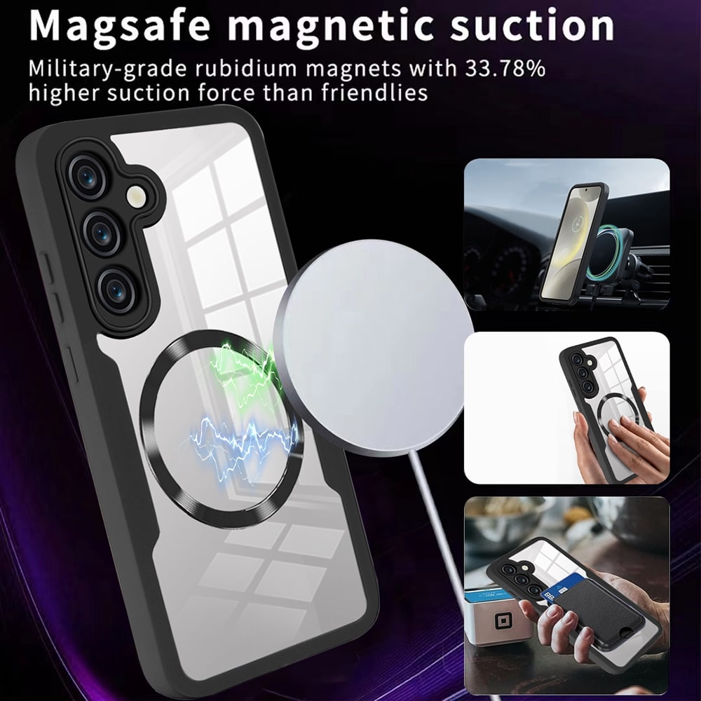 MagSafe Case for Samsung Galaxy S24+ S926, Techsuit, ColorVerse 360, Pink