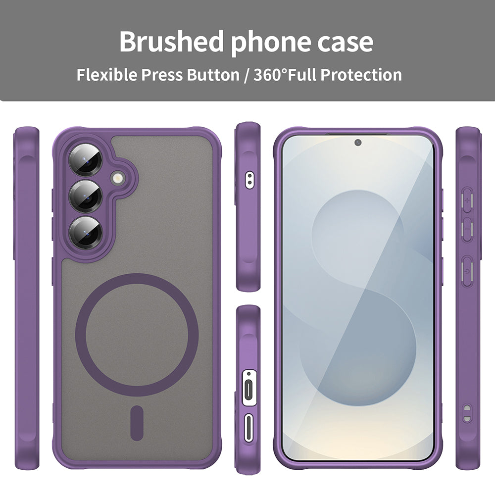 MagSafe Case for Samsung Galaxy S24+ S926, Techsuit, HaloFrost II, Purple