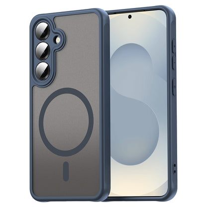 MagSafe Case for Samsung Galaxy S24 S921, Techsuit, HaloFrost II, Navy Blue