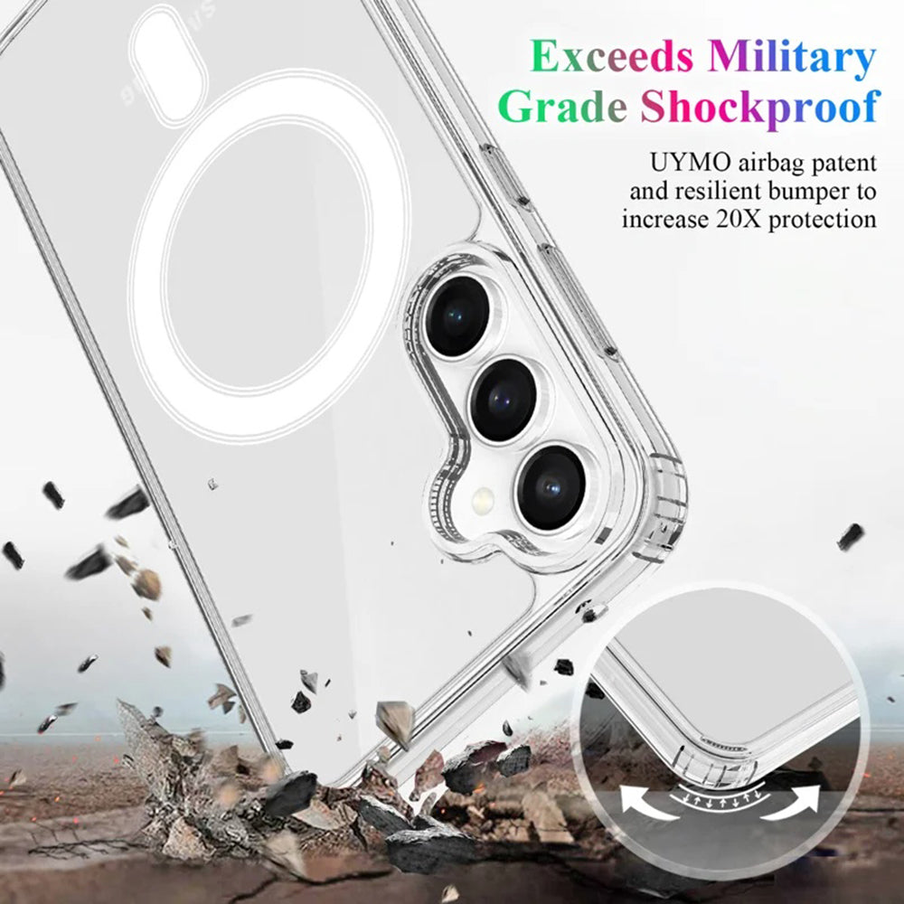 MagSafe Case for Samsung Galaxy S24 S921, Techsuit, Pro, Transparent