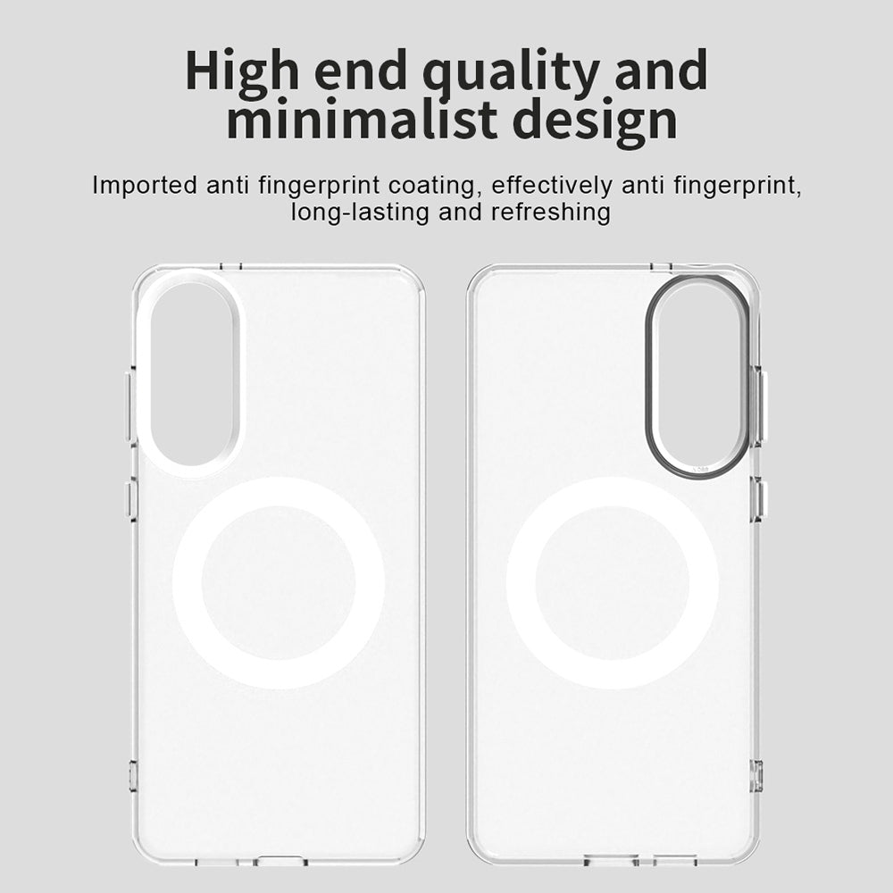 MagSafe Case for Samsung Galaxy S25 Edge S937, Techsuit, CandyCase, White