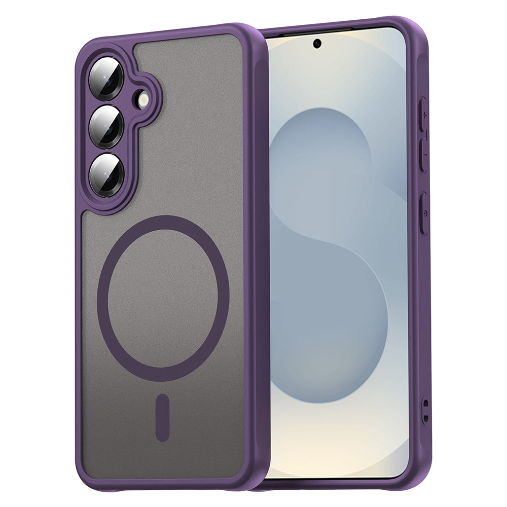 MagSafe Case for Samsung Galaxy S25 FE, Techsuit, HaloFrost II, Purple