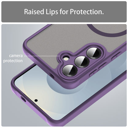 MagSafe Case for Samsung Galaxy S25 FE, Techsuit, HaloFrost II, Purple