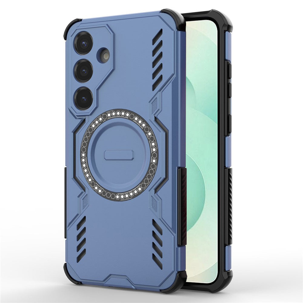 MagSafe Case for Samsung Galaxy S25+ S936, Techsuit, ArmorMag, Blue