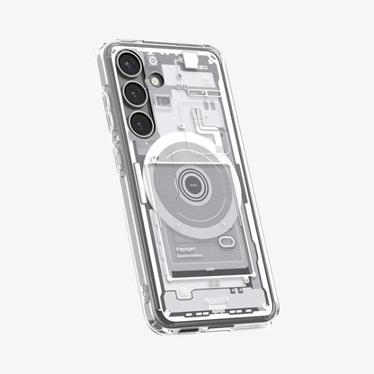 MagSafe Case for Samsung Galaxy S25 S931, Spigen, Ultra Hybrid Zero One, White ACS09004