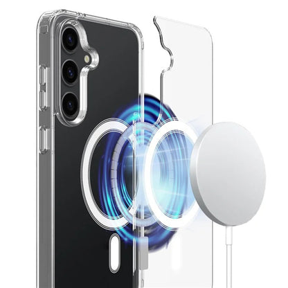 MagSafe Case for Samsung Galaxy S25 S931, Techsuit, Pro, Transparent