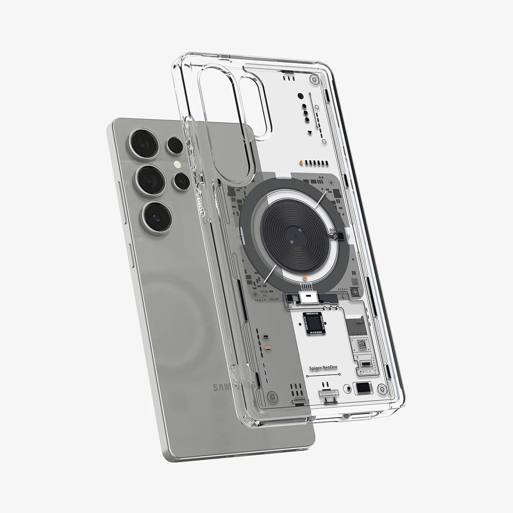 MagSafe Case for Samsung Galaxy S25 Ultra S938, Spigen, Ultra Hybrid Neo One, Transparent