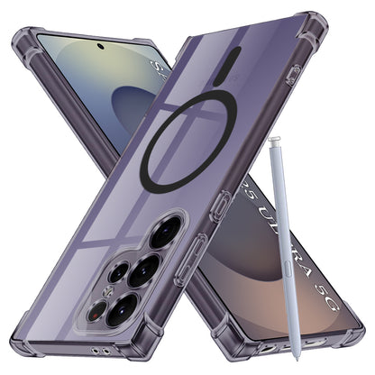 MagSafe Case for Samsung Galaxy S25 Ultra S938, Techsuit, Shockproof Clear, Smoke