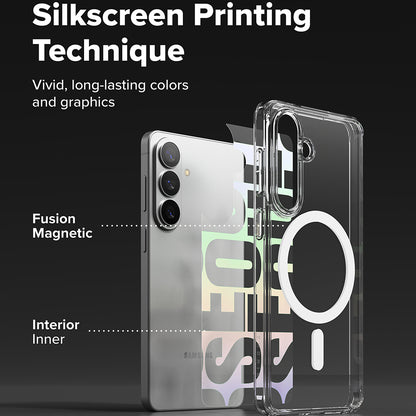 MagSafe Case for Samsung Galaxy S26 Plus S947, Ringke, Fusion Seoul, Transparent