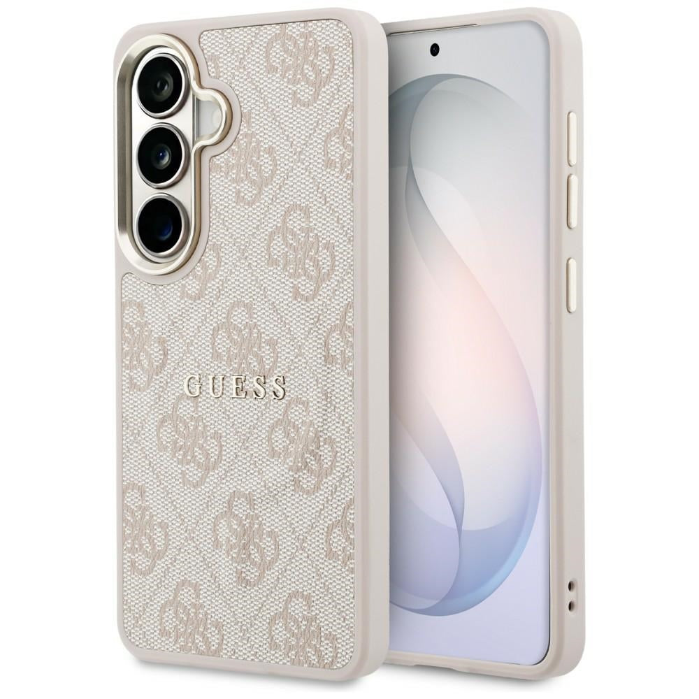 MagSafe Case for Samsung Galaxy S26 Plus S947, Guess, 4G Embossed Ring, Pink