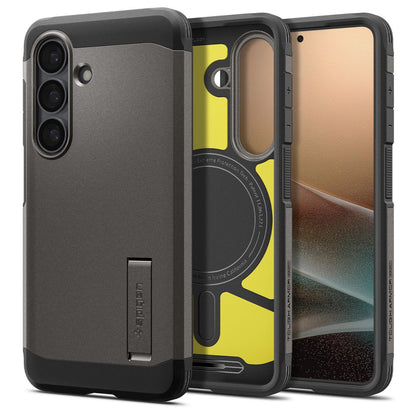 MagSafe Case for Samsung Galaxy S26 Plus S947, Spigen, Tough Armor, Gray ACS10714