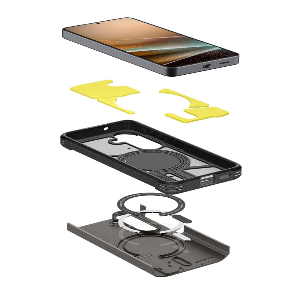 MagSafe Case for Samsung Galaxy S26 Plus S947, Spigen, Tough Armor, Gray ACS10714