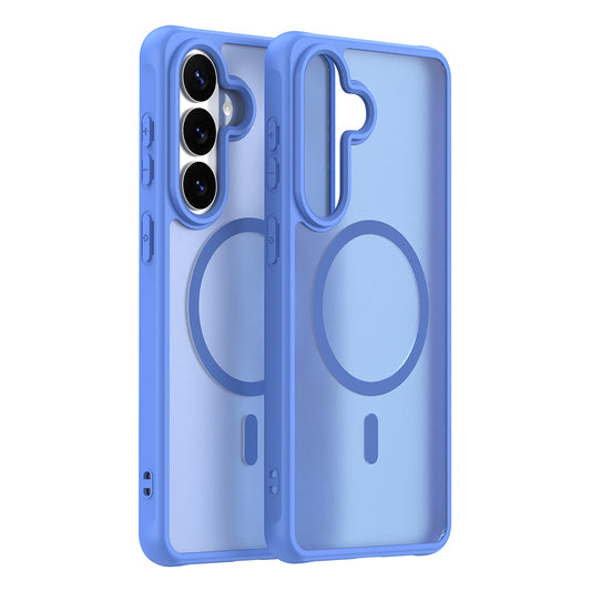 MagSafe Case for Samsung Galaxy S26 Plus, Techsuit, HaloFrost II, Blue