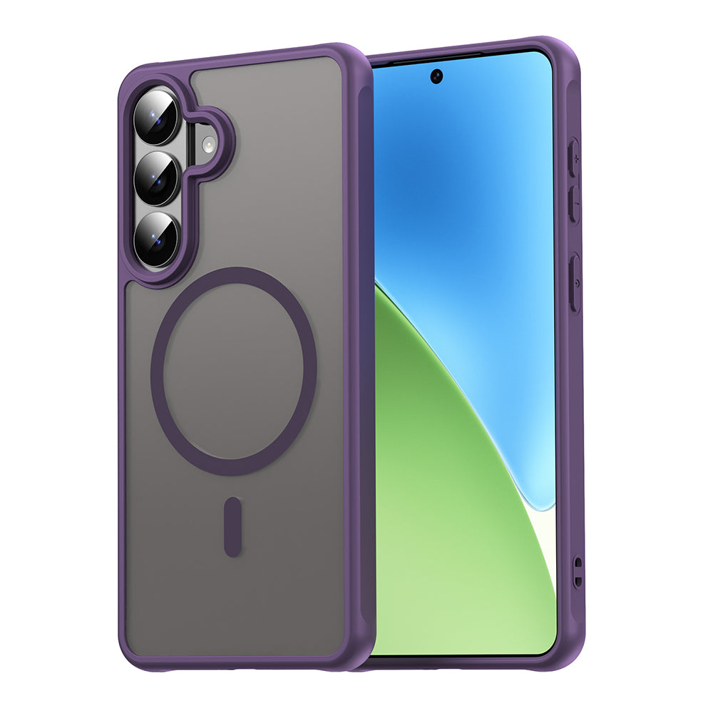 MagSafe Case for Samsung Galaxy S26 Plus S947, Techsuit, HaloFrost II, Purple