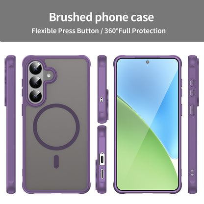 MagSafe Case for Samsung Galaxy S26 Plus S947, Techsuit, HaloFrost II, Purple