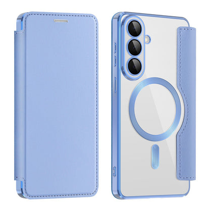 MagSafe Case for Samsung Galaxy S26 Plus, Techsuit, SmartMag Book, Blue