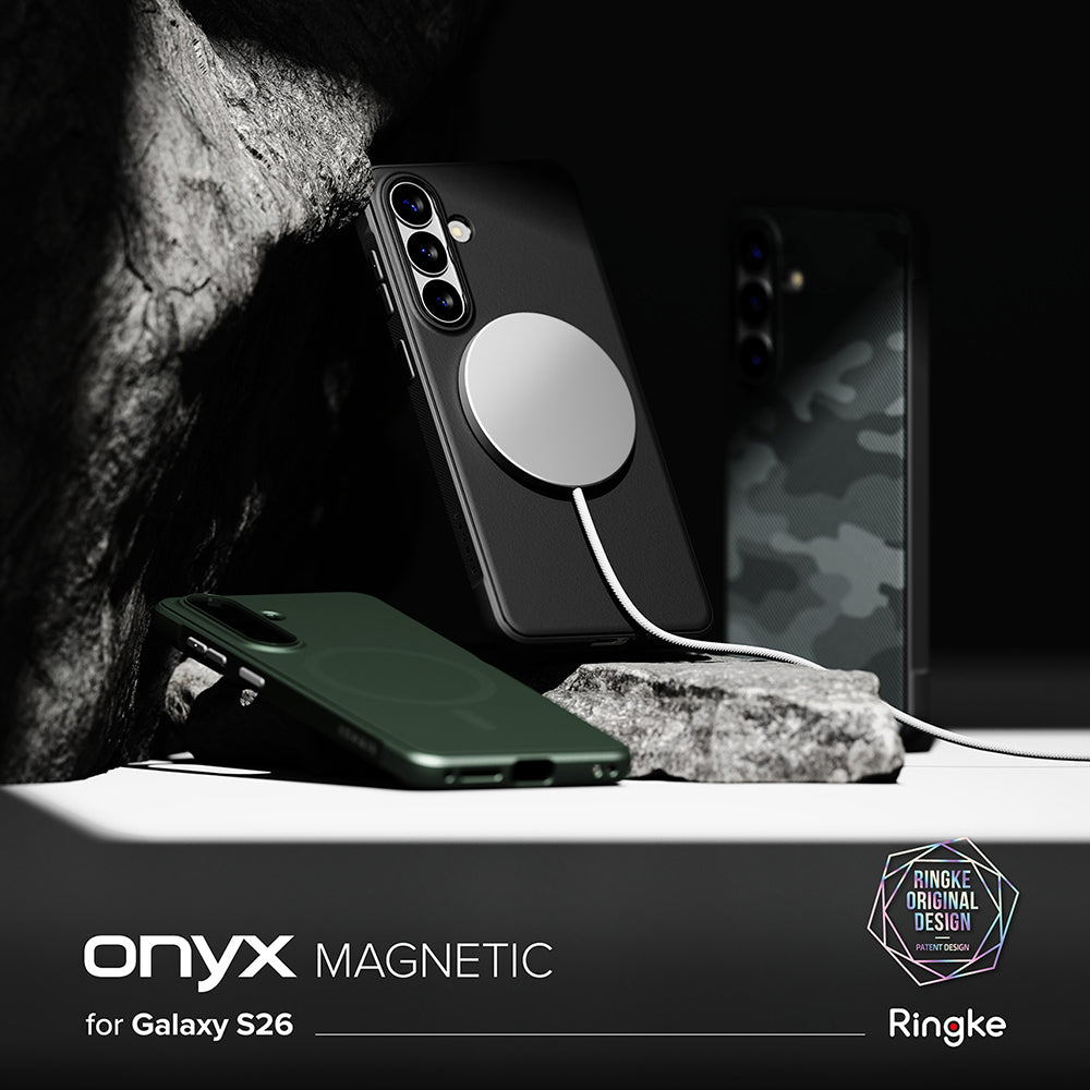 MagSafe Case for Samsung Galaxy S26, Ringke, Onyx, Black