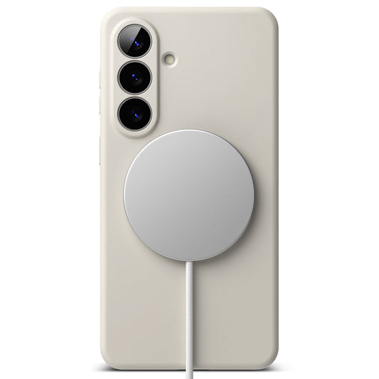 MagSafe Case for Samsung Galaxy S26, Ringke, Silicone, Cream