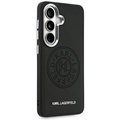 MagSafe Case for Samsung Galaxy S26 S942, Karl Lagerfeld, Karl Round Point Logo, Black