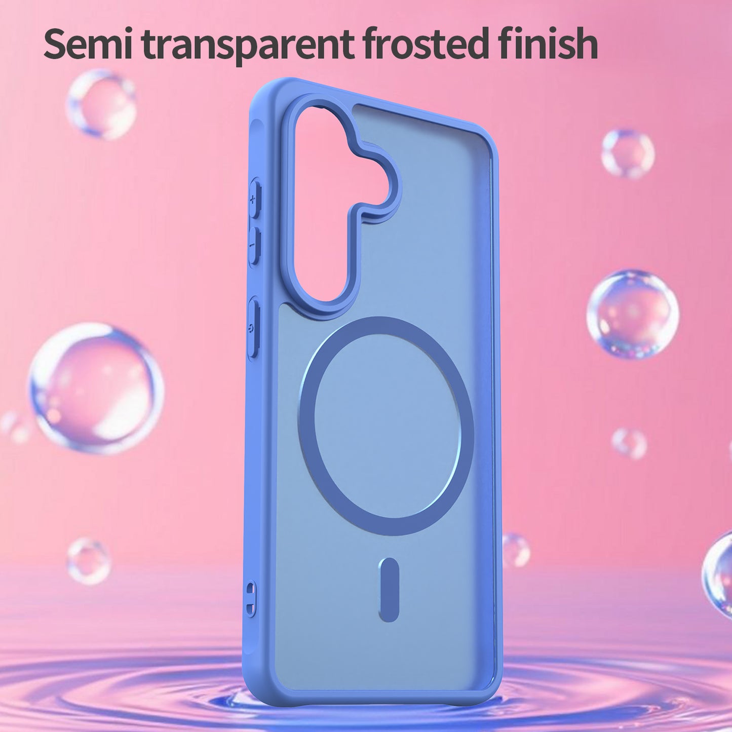 MagSafe Case for Samsung Galaxy S26 S942, Techsuit, HaloFrost II, Blue