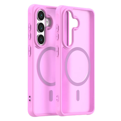 MagSafe Case for Samsung Galaxy S26 S942, Techsuit, HaloFrost II, Pink