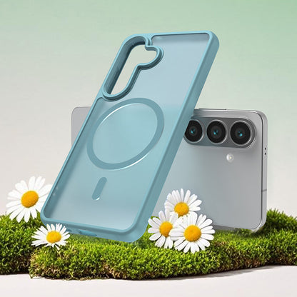 MagSafe Case for Samsung Galaxy S26 S942, Techsuit, HaloFrost II, Light Green