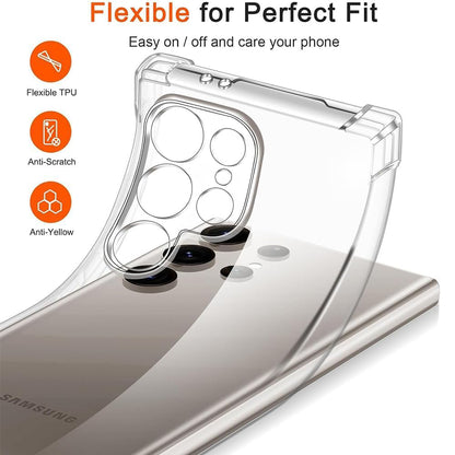 MagSafe Case for Samsung Galaxy S26 S942, Techsuit, Shockproof, Transparent