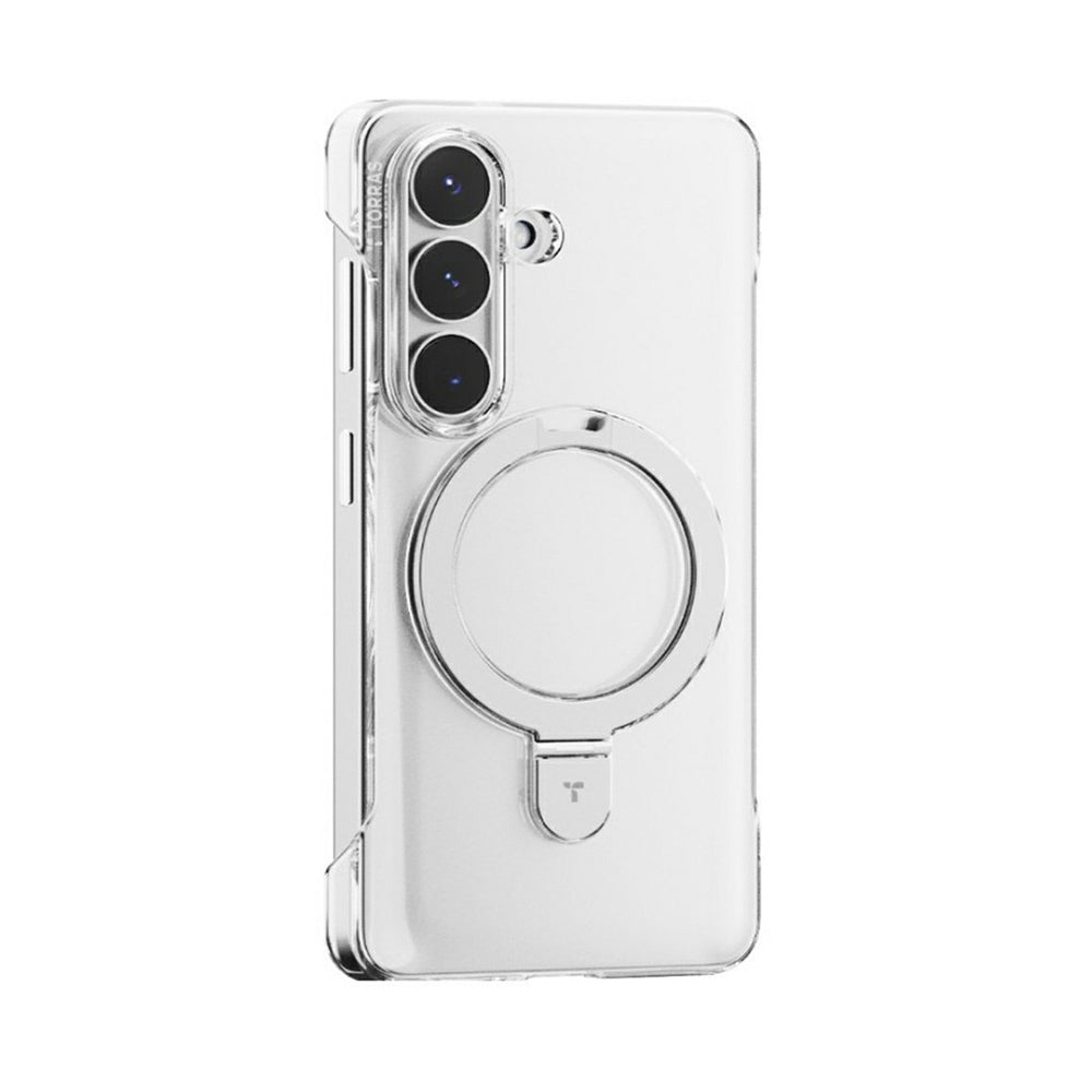 MagSafe Case for Samsung Galaxy S26 S942, Torras, Ostand Slim, Transparent