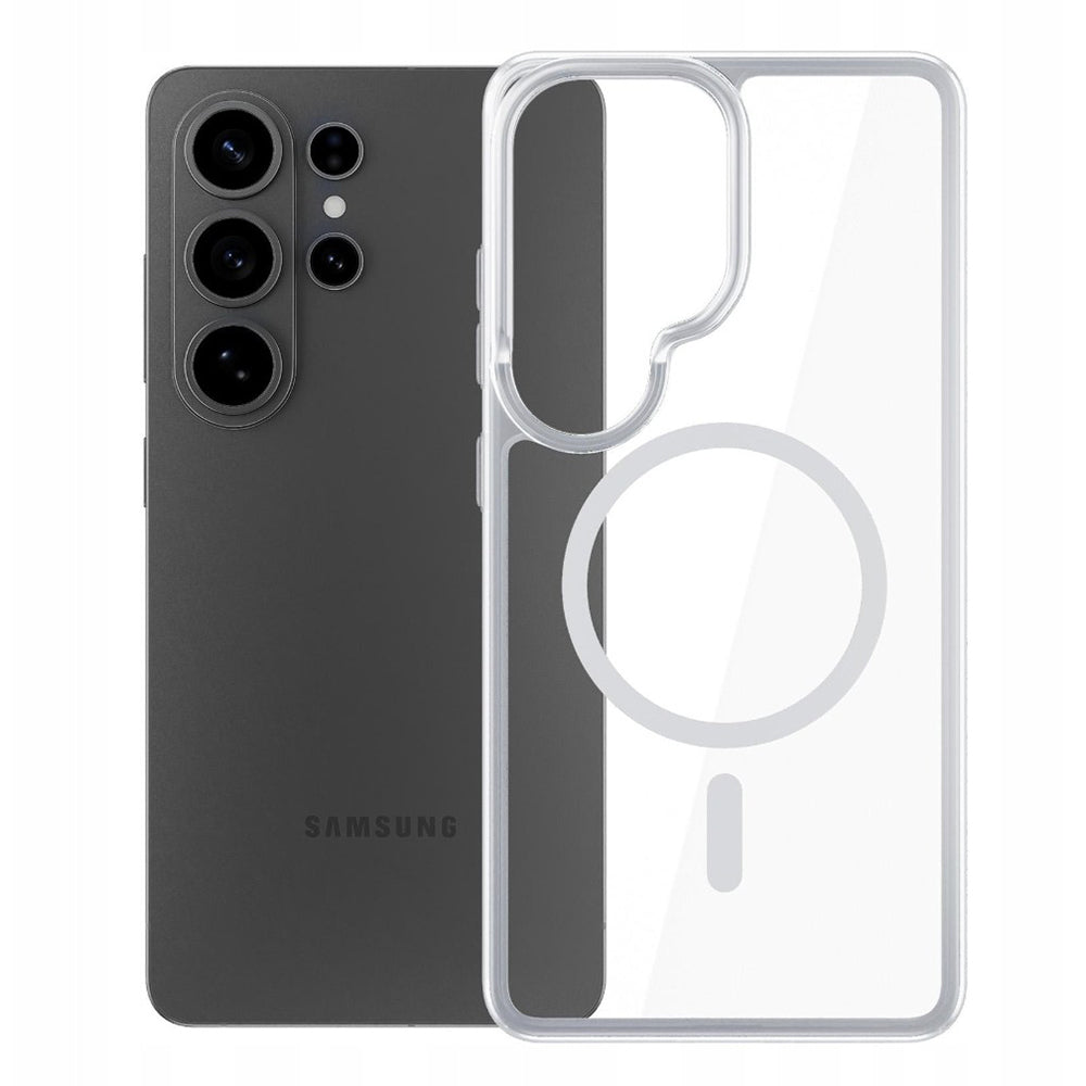 MagSafe Case for Samsung Galaxy S26 Ultra, 3MK, Armor MagCase, Transparent