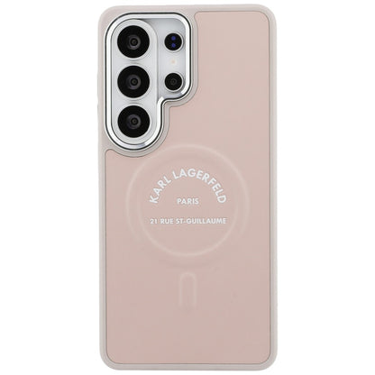 MagSafe Case for Samsung Galaxy S26 Ultra S948, Karl Lagerfeld, Karl RSG Logo, Pink