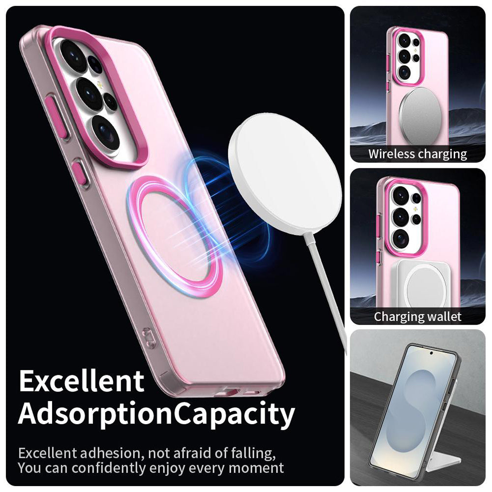 MagSafe Case for Samsung Galaxy S26 Ultra S948, Techsuit, CandyCase, Pink