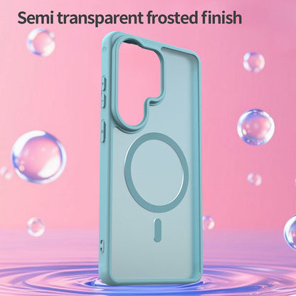 MagSafe Case for Samsung Galaxy S26 Ultra S948, Techsuit, HaloFrost II, Light Green