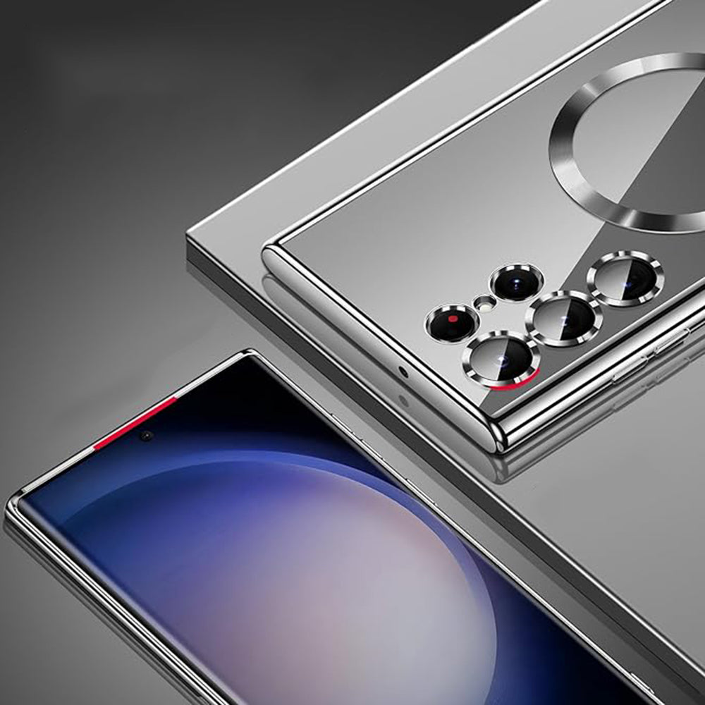 MagSafe Case for Samsung Galaxy S26 Ultra S948, Techsuit, Luxury Crystal, Dark Green