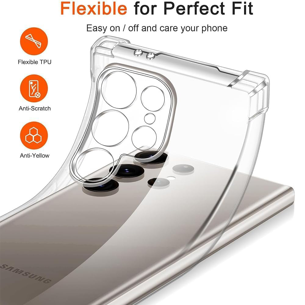 MagSafe Case for Samsung Galaxy S26 Ultra S948, Techsuit, Shockproof, Transparent