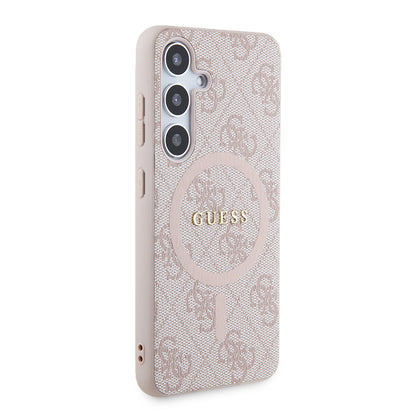 MagSafe Case for Samsung Galaxy Z Flip7 F766, Guess, 4G Collection, Pink