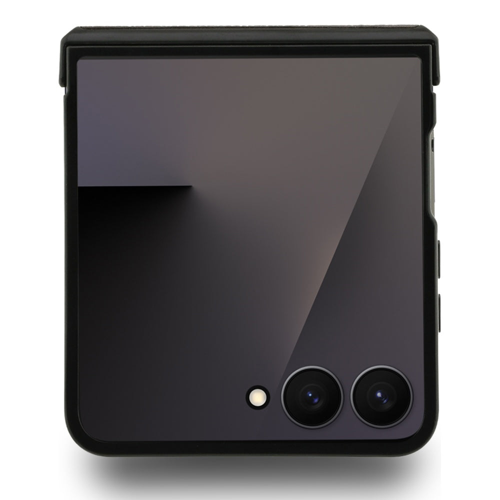 MagSafe Case for Samsung Galaxy Z Flip7 F766, Karl Lagerfeld, Karl & Choupette Pins, Black