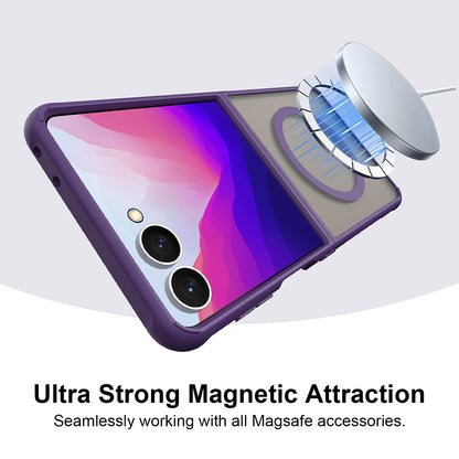 MagSafe Case for Samsung Galaxy Z Flip8 F776, Techsuit, HaloFrost II, Purple