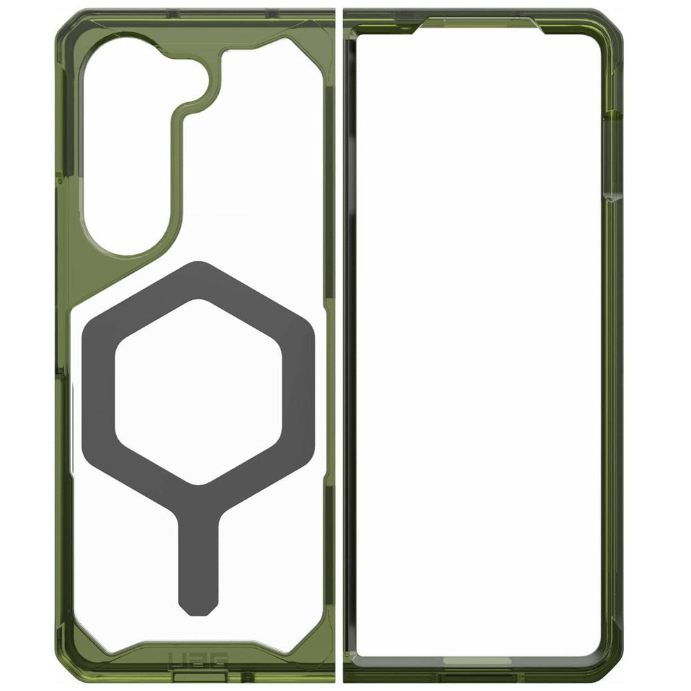 MagSafe Case for Samsung Galaxy Z Fold5 F946, Urban Armor Gear, Plyo Pro, Green Gray