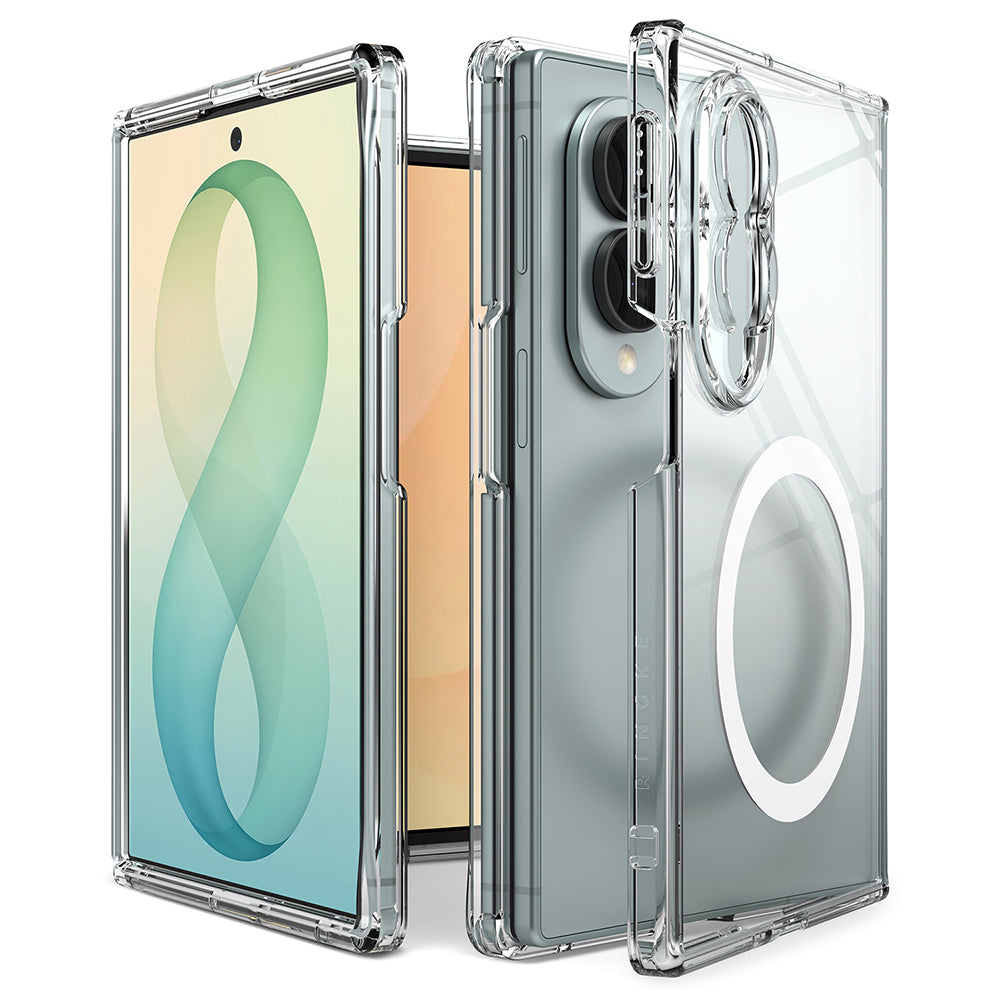 MagSafe Case for Samsung Galaxy Z Fold8 F971, Ringke, Fusion, Transparent