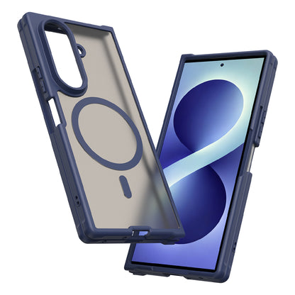 MagSafe Case for Samsung Galaxy Z Fold8 Ultra F976, Techsuit, HaloFrost II, Navy Blue