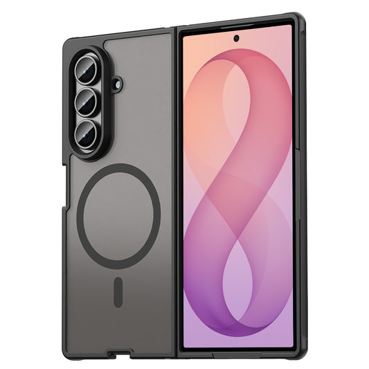 MagSafe Case for Samsung Galaxy Z Fold8 Ultra F976, Techsuit, HaloFrost II, Black