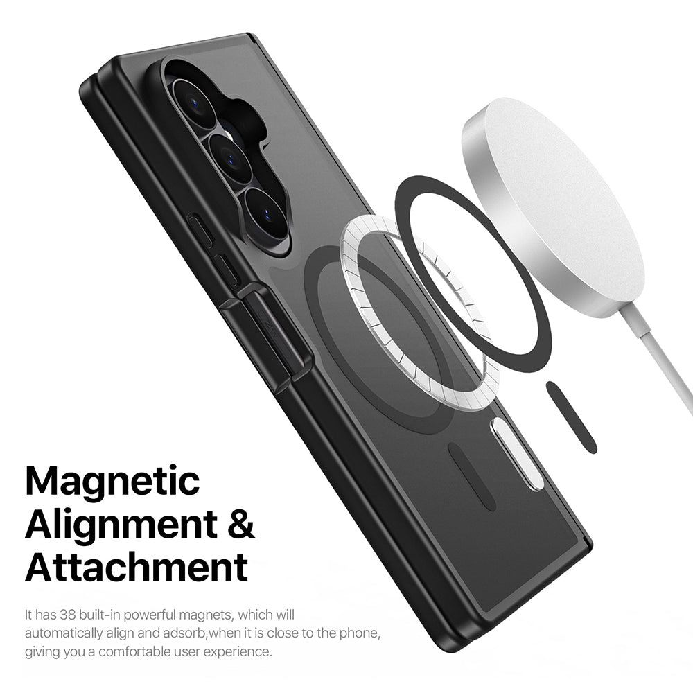 MagSafe Case for Samsung Galaxy Z Fold8 Ultra F976 / Z Fold7 F966, DUX DUCIS, Yind, Gray