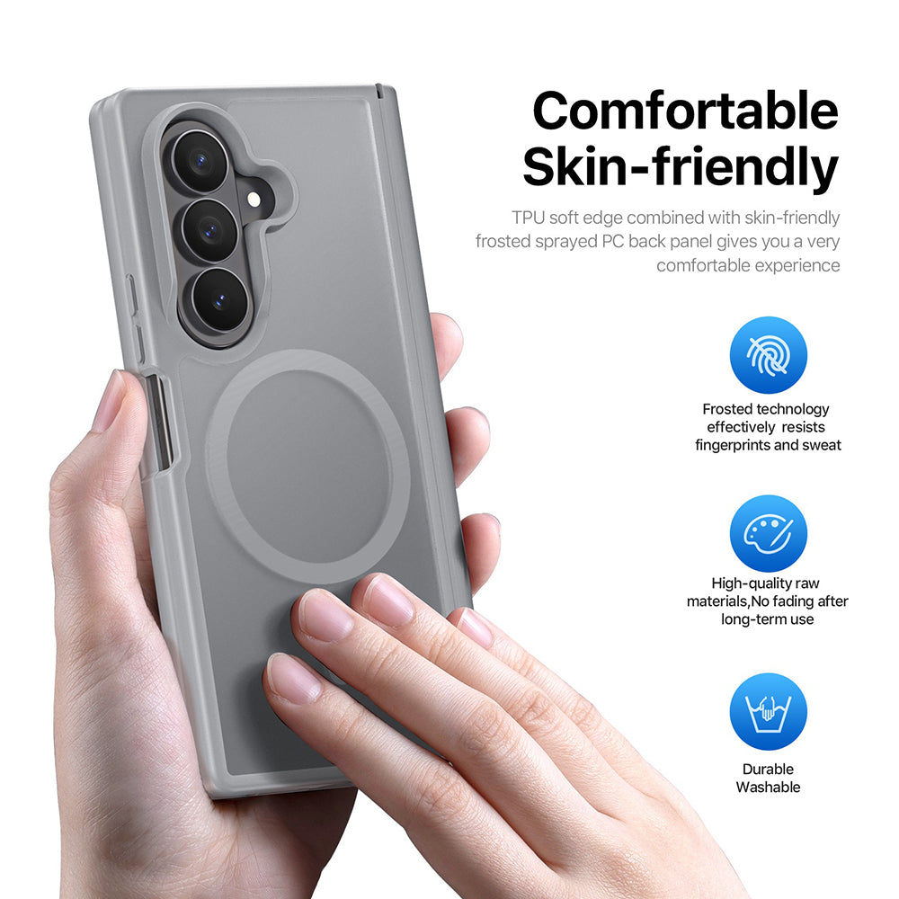 MagSafe Case for Samsung Galaxy Z Fold8 Ultra F976 / Z Fold7 F966, DUX DUCIS, Yind, Gray