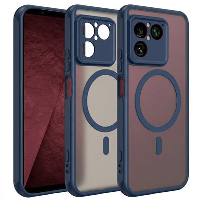 MagSafe Case for Sony Xperia 1 VIII, Techsuit, HaloFrost II, Navy Blue