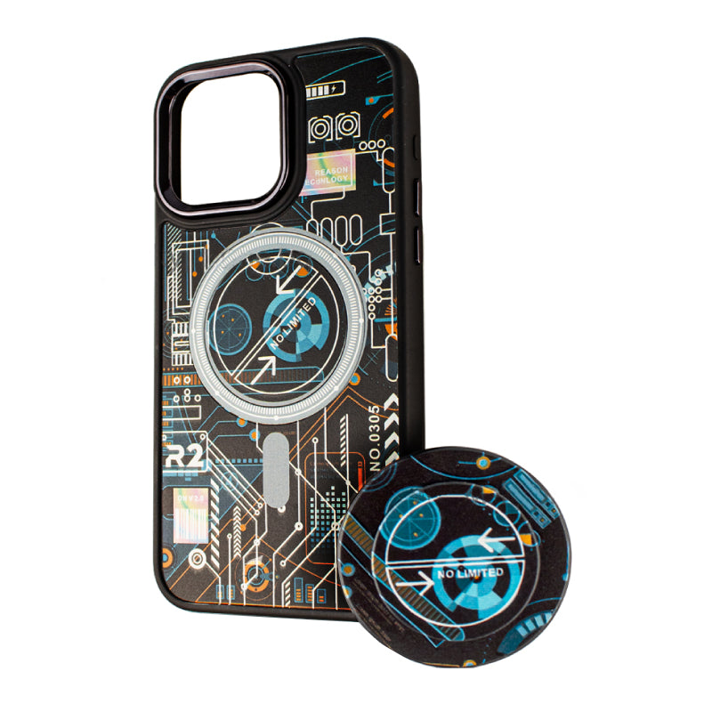 MagSafe Case for Xiaomi Redmi A2 / A1, BOTER, MagPopsocket Technology, Multicolor