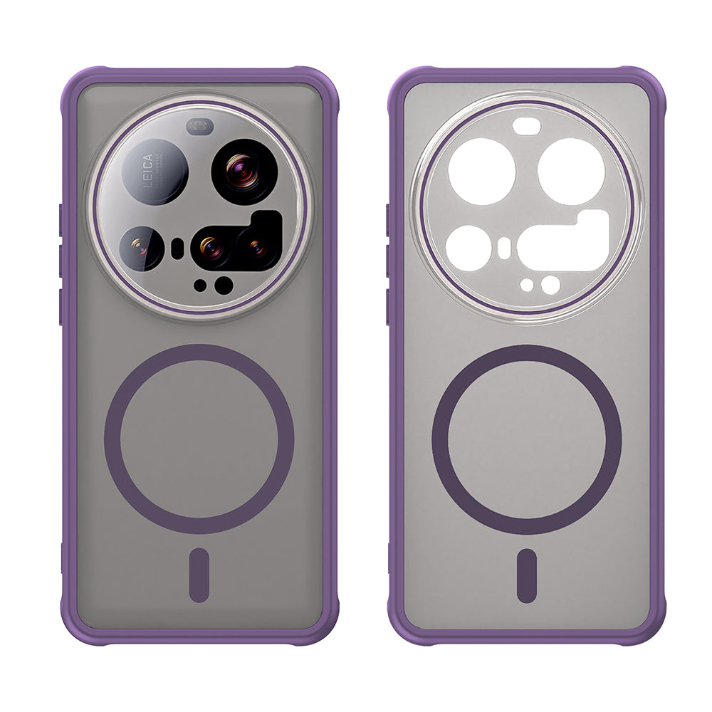 MagSafe Case for Xiaomi 15 Ultra, Techsuit, HaloFrost II, Purple
