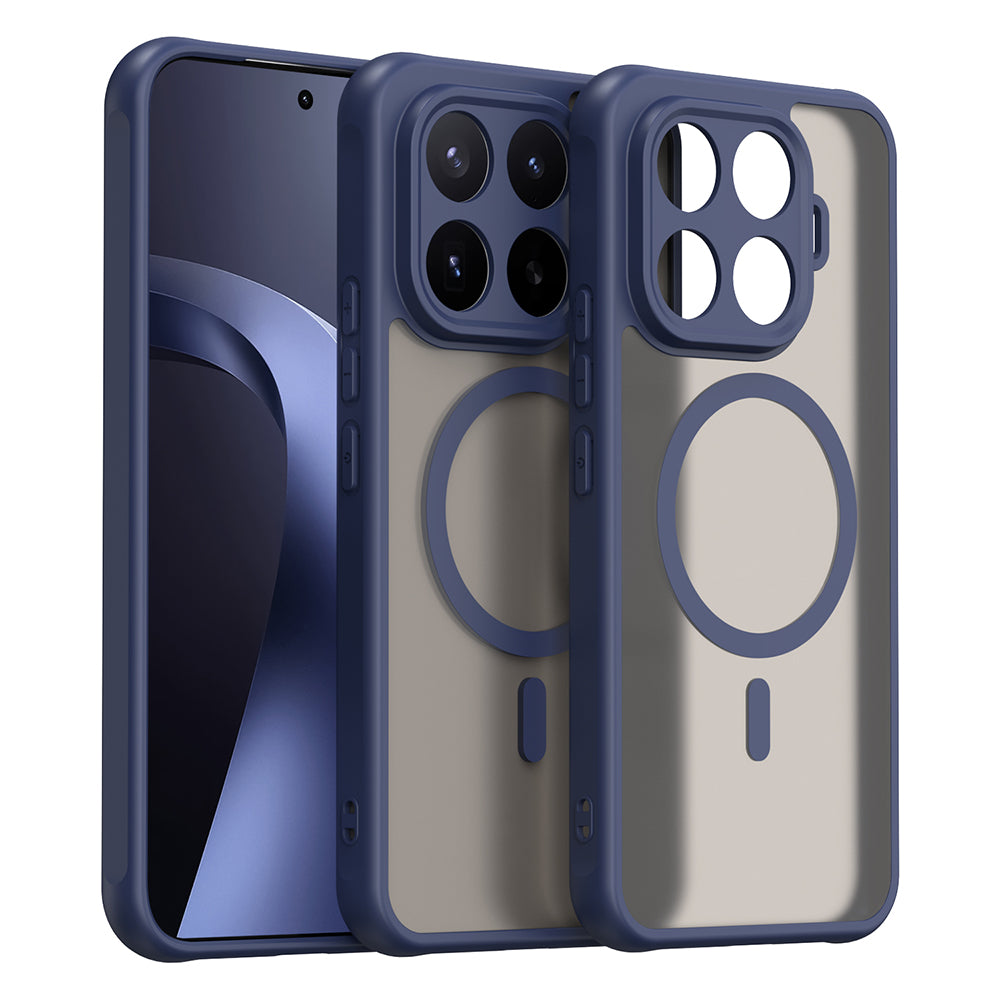 MagSafe Case for Xiaomi 17T Pro, Techsuit, HaloFrost II, Navy Blue